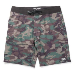Pelagic Blue Water Fishing Shorts Green Camo