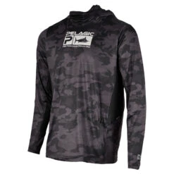 Pelagic Exo Tech Hoody Fish Camo Black