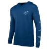 Pelagic Aquatek Hoodie Gyotaku Smokey Blue
