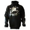 Fladen Hoody Angry Skeleton Pike Black