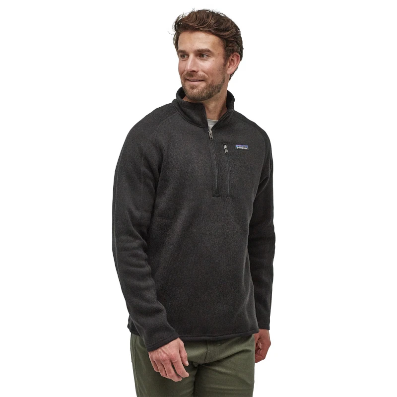 Patagonia M's Better Sweater 1/4 Zip Black - Afbeelding 2