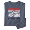 Patagonia M's L/S Line Logo Ridge Responsibili-Tee Plume Grey
