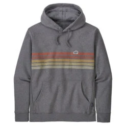 Patagonia M's Line Logo Ridge Stripe Uprisal Hoody Gravel Heather