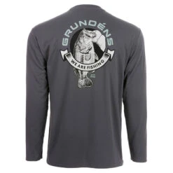 Grundens Grundéns Tech Tee LS Bass Print Anchor