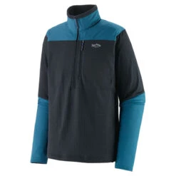 Patagonia M's L/S R1 Fitz Roy 1/4 Zip PIBL