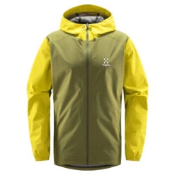 Haglöfs Buteo Jacket Men Olive Green/Aurora