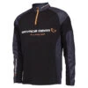 Savage Gear Tournament Gear Shirt 1/2 Zip, Black Ink