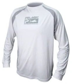 Pelagic Vaportek LSL Technical Shirt White/Grey