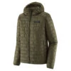 Patagonia M's Nano Puff Fitz Roy Trout Hoody Basin Green